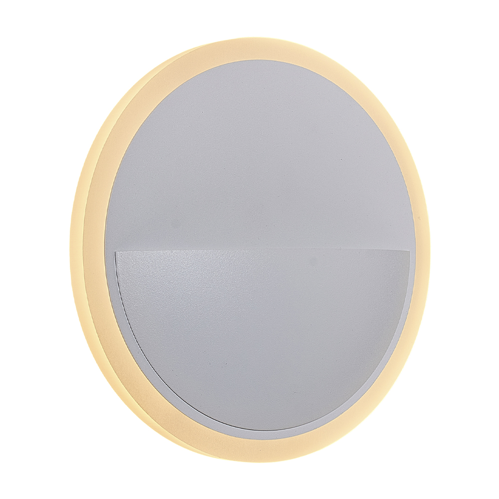 Beyaz-Siyah Akrilik LED Aplik 18x6 cm