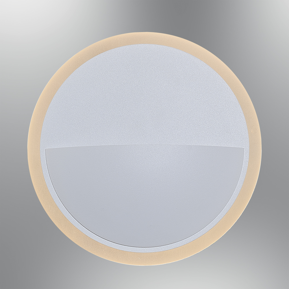Beyaz-Siyah Akrilik LED Aplik 18x6 cm — görsel 3