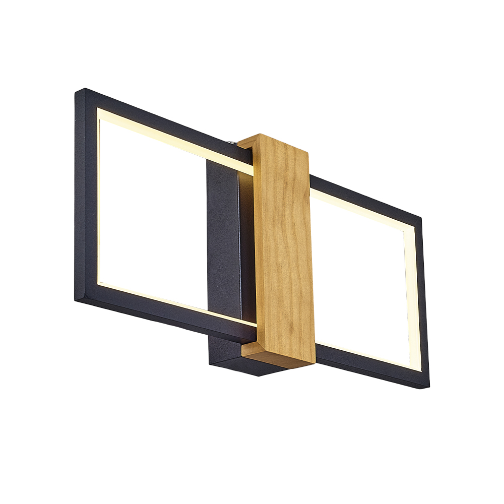 Ahşap LED Aplik 18x42 cm — görsel 4