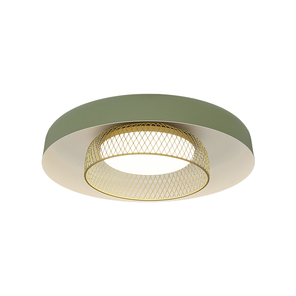 Mavi-Yeşil Akrilik LED Plafonyer 34x10 cm — görsel 4