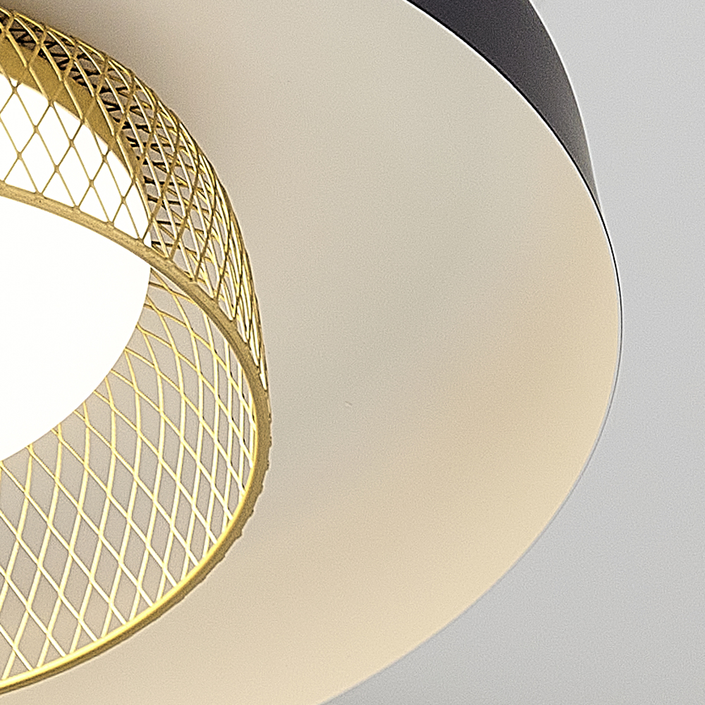 Mavi-Yeşil Akrilik LED Plafonyer 34x10 cm — görsel 7