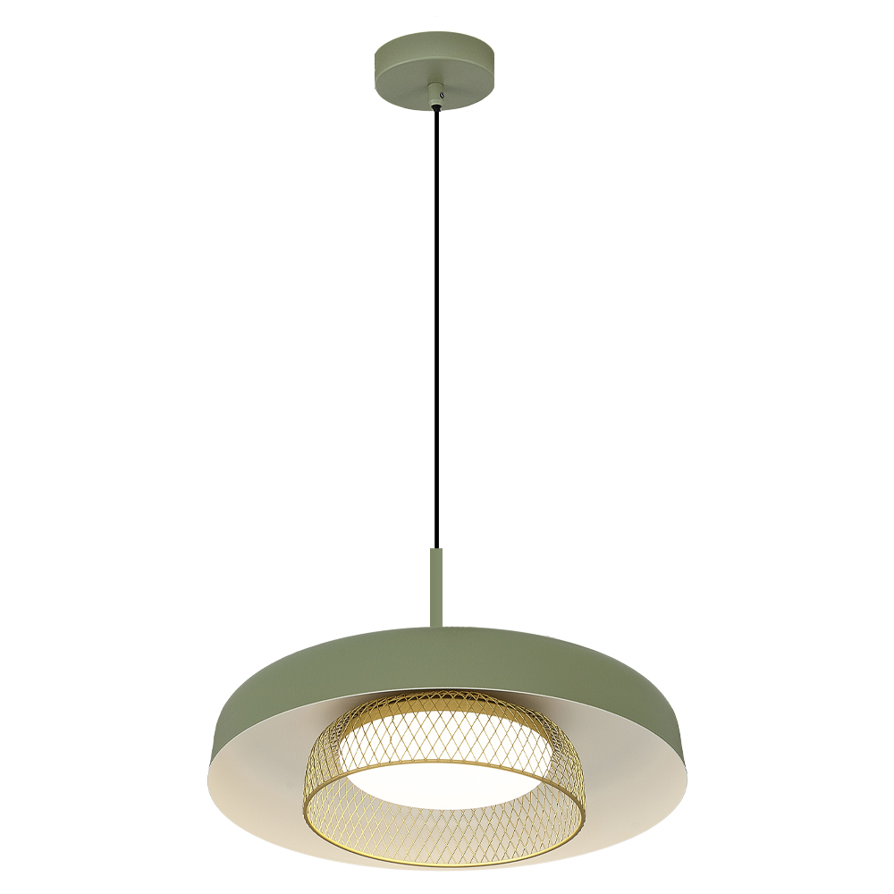 Mavi-Yeşil Akrilik LED Avize 34x120 cm — görsel 4