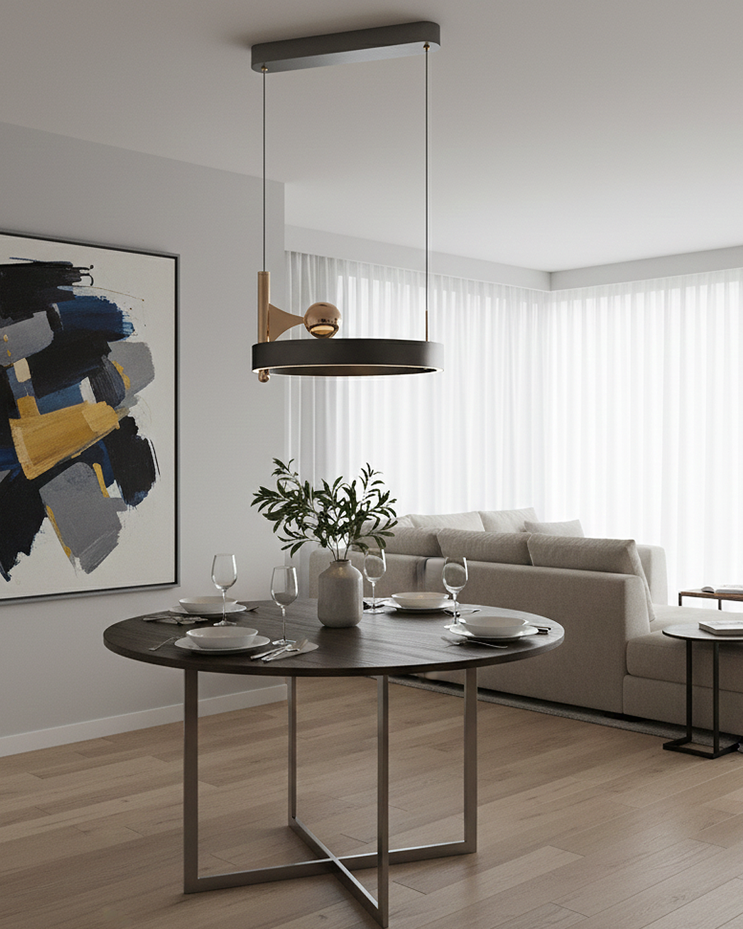 Akrilik LED Avize 40x120 cm (26w) — görsel 7