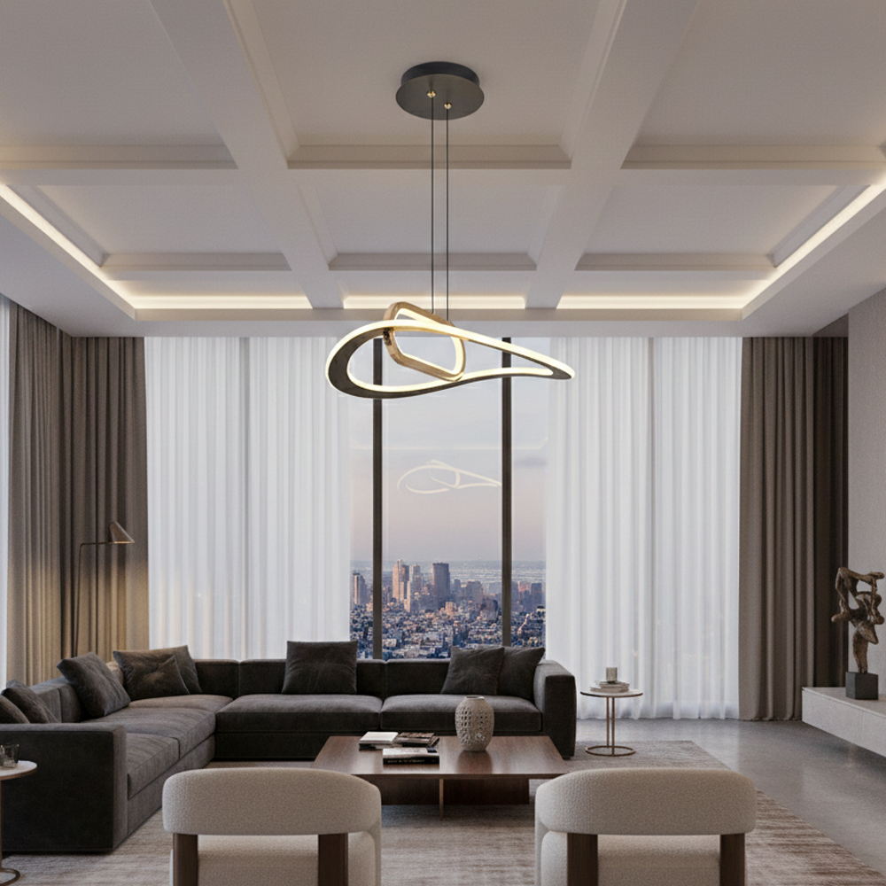 Akrilik LED Plafonyer 51x18 cm — görsel 3