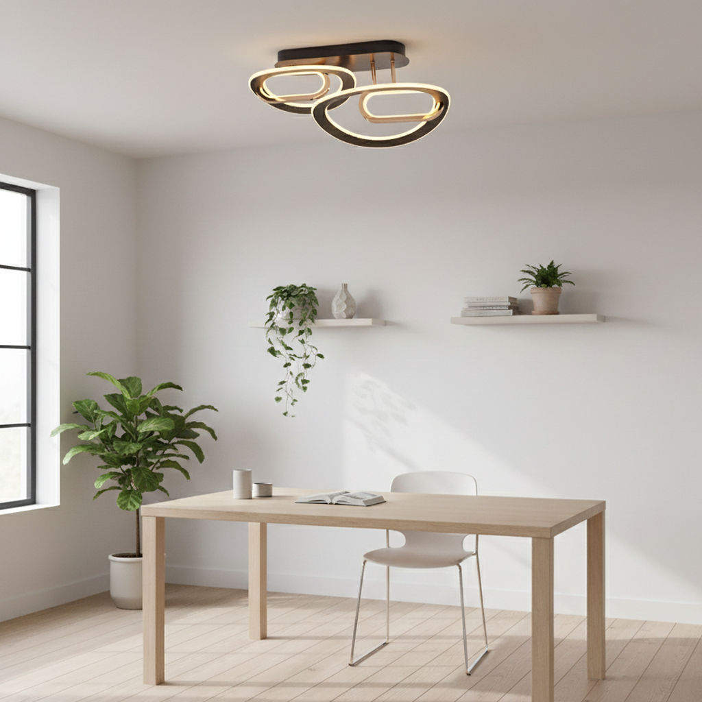 Akrilik LED Plafonyer 61x28 cm — görsel 7