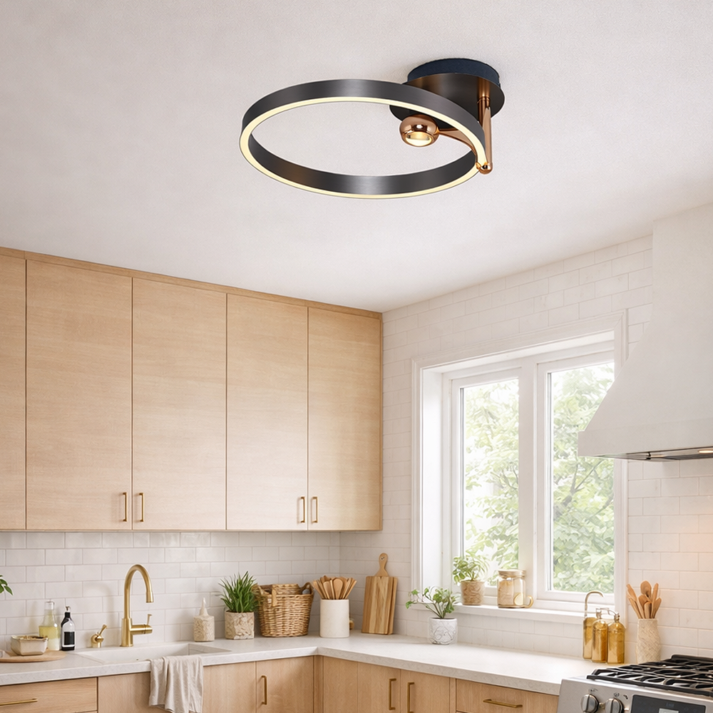 Akrilik LED Plafonyer 52x27 cm — görsel 6