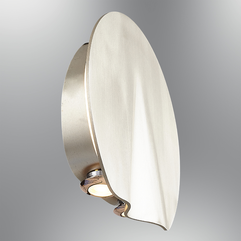 Krom-Sarı Metal LED Aplik 20x3 cm — görsel 4