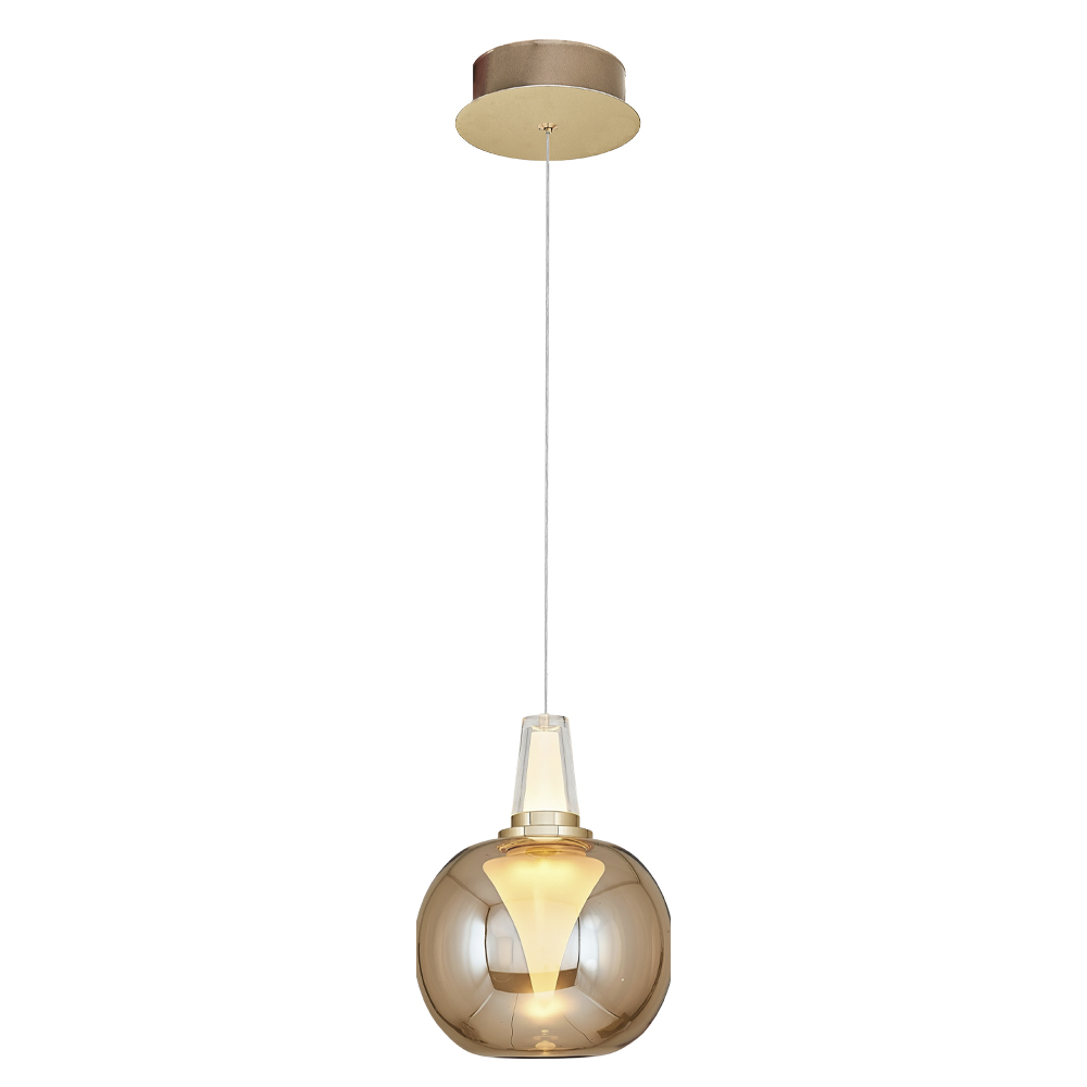 Amber-Gri Cam LED Avize 12x120 cm (6w) — görsel 2