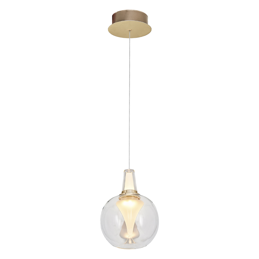 Amber-Gri Cam LED Avize 12x120 cm (6w) — görsel 4
