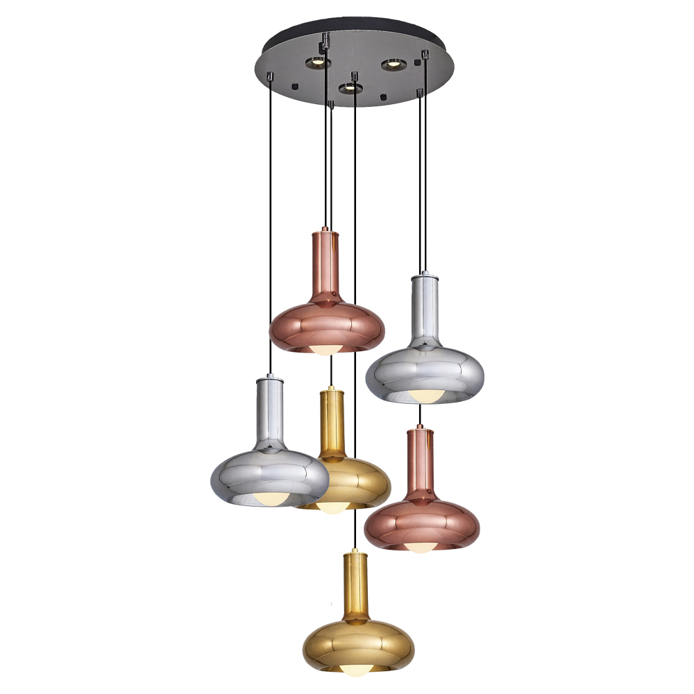 6 Arm Glass Chandelier 50x120 cm 6 Arm Glass Chandelier 50x120 cm