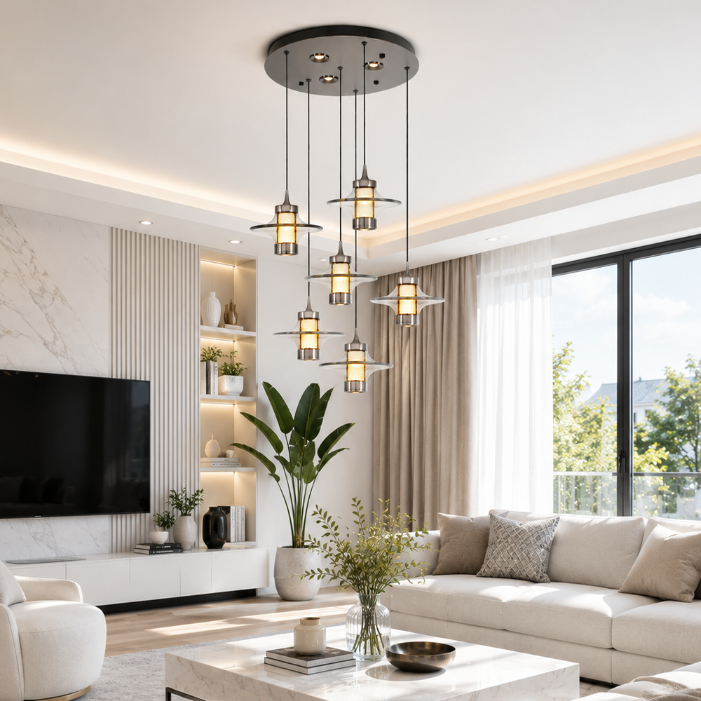 Akrilik LED Avize 45x120 cm (50w) — görsel 4