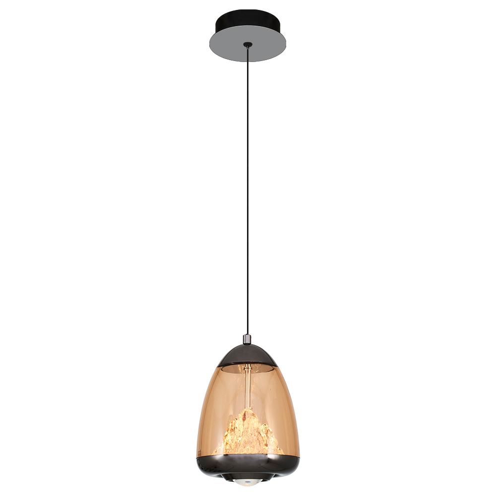 Amber-Gri Cam LED Avize 14x120 cm (7w) — görsel 5