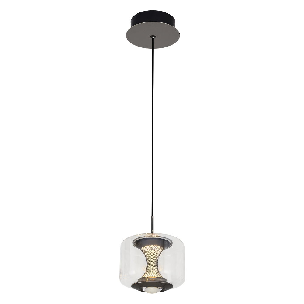 Amber-Gri Cam LED Avize 12x120 cm (10w) — görsel 2