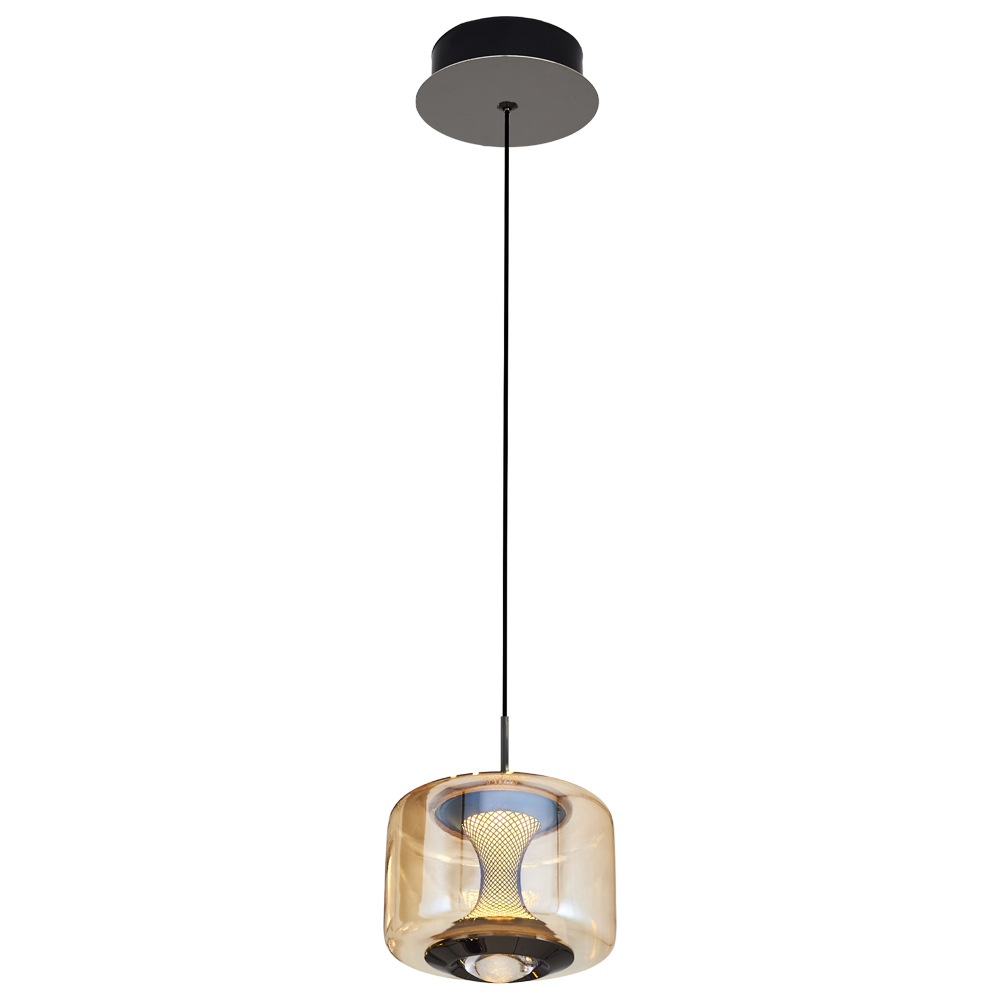 Amber-Gri Cam LED Avize 12x120 cm (10w) — görsel 4