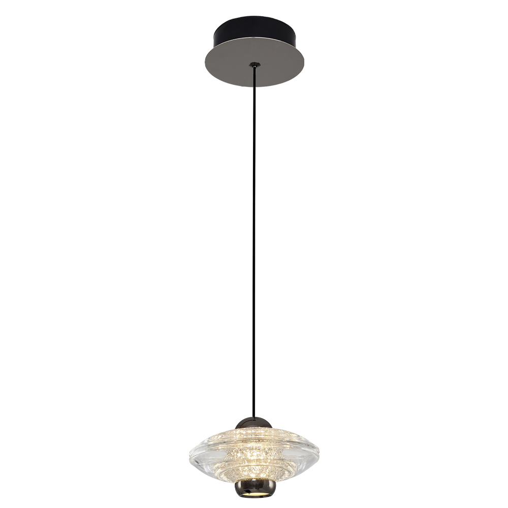 Amber-Gri Cam LED Avize 14x120 cm (10w) — görsel 4