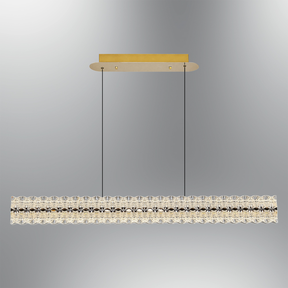Akrilik LED Klasik Avize 127x120 cm Akrilik LED Klasik Avize 127x120 cm