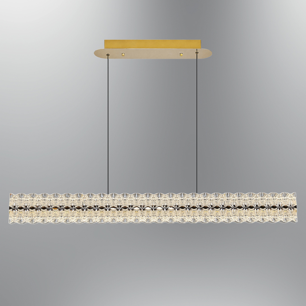 Akrilik LED Klasik Avize 127x120 cm — görsel 4