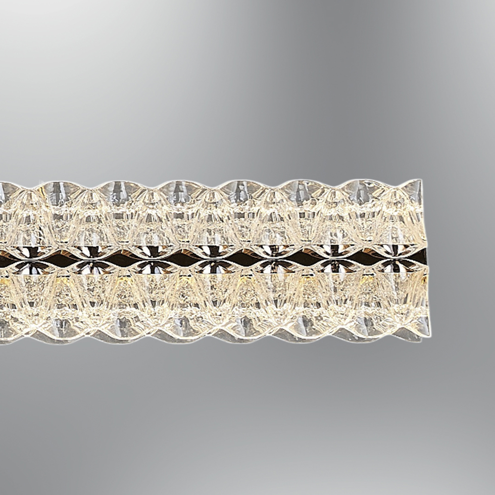 Akrilik LED Klasik Avize 127x120 cm — görsel 8
