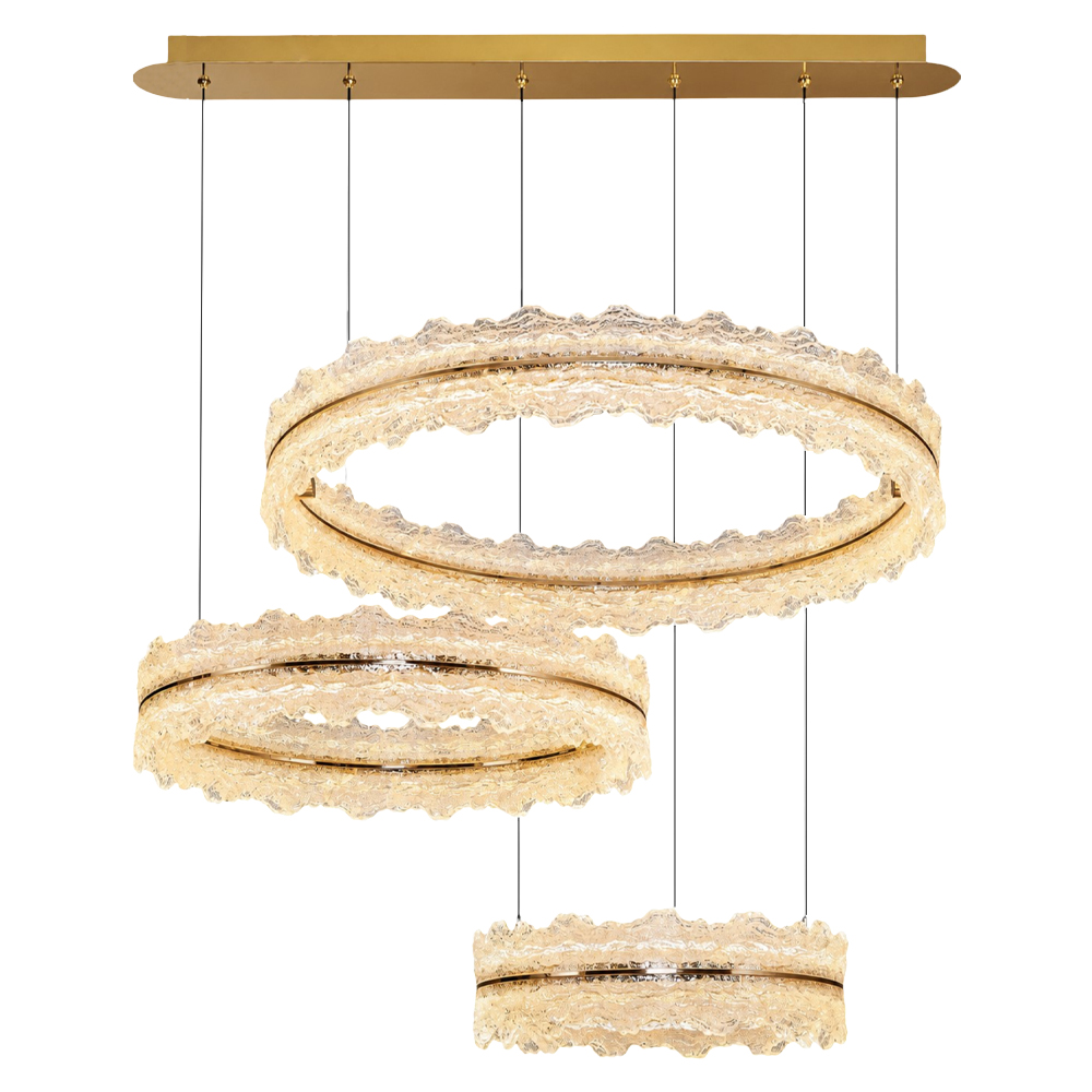 Akrilik LED Klasik Avize 97x120 cm (180w) — görsel 2