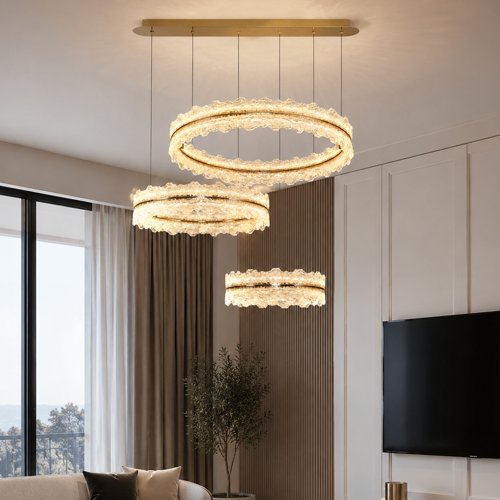 Akrilik LED Klasik Avize 97x120 cm (180w) — görsel 4