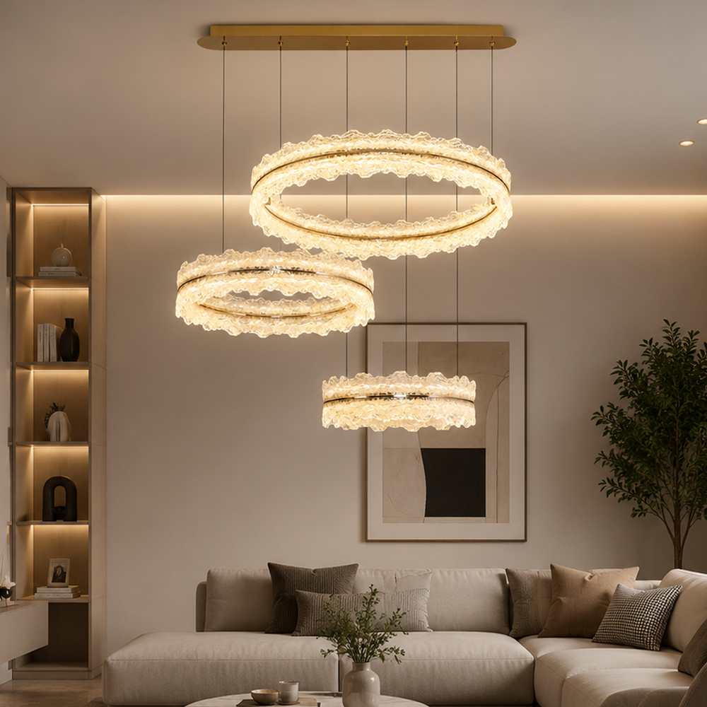 Akrilik LED Klasik Avize 97x120 cm (180w) — görsel 6