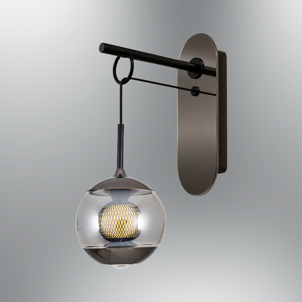 Amber-Gri Cam LED Aplik 25x35 cm (7w) — görsel 5