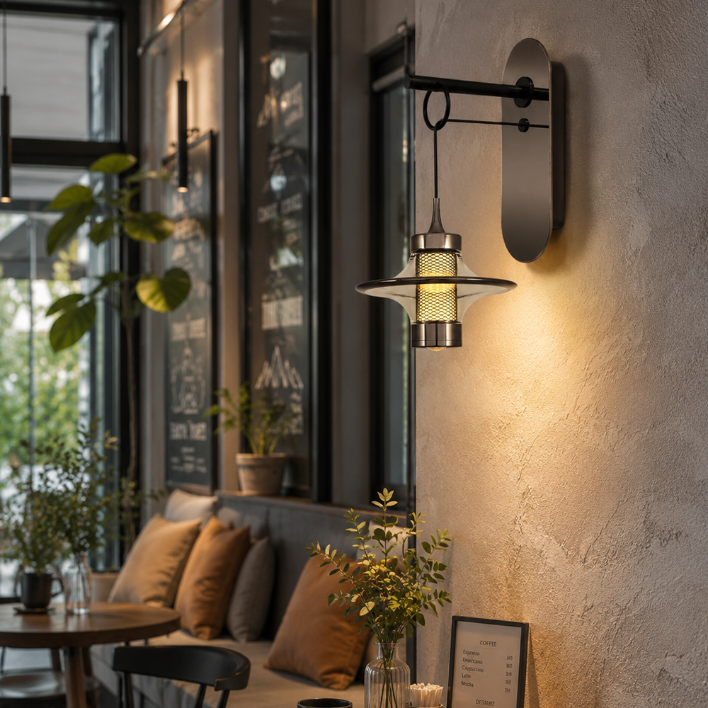 Amber-Gri Akrilik LED Aplik 25x35 cm — görsel 7