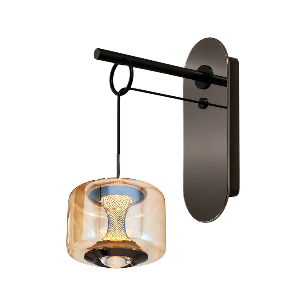 Amber-Gri Cam LED Aplik 25x35 cm (10w)