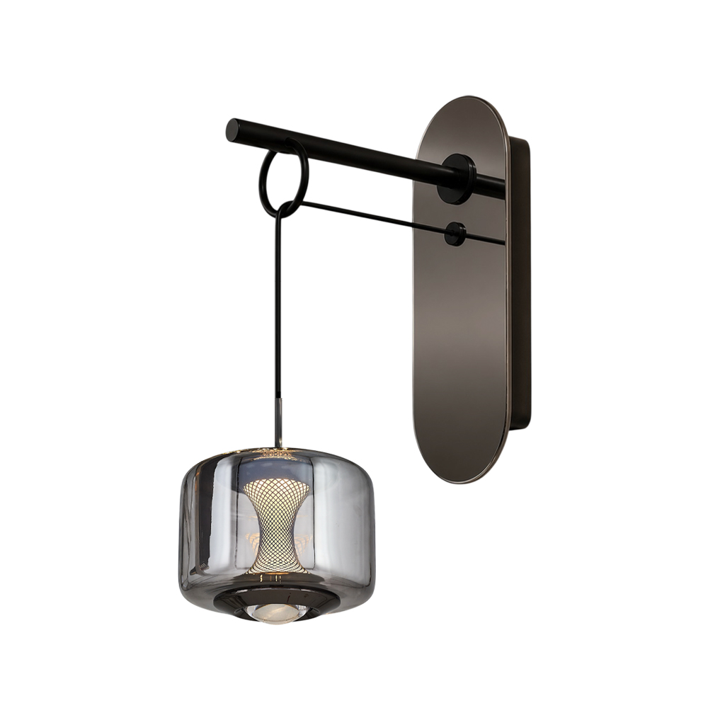 Amber-Gri Cam LED Aplik 25x35 cm (10w) — görsel 3