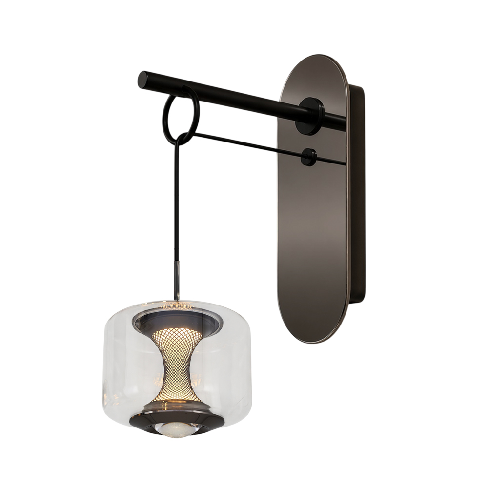 Amber-Gri Cam LED Aplik 25x35 cm (10w) — görsel 4