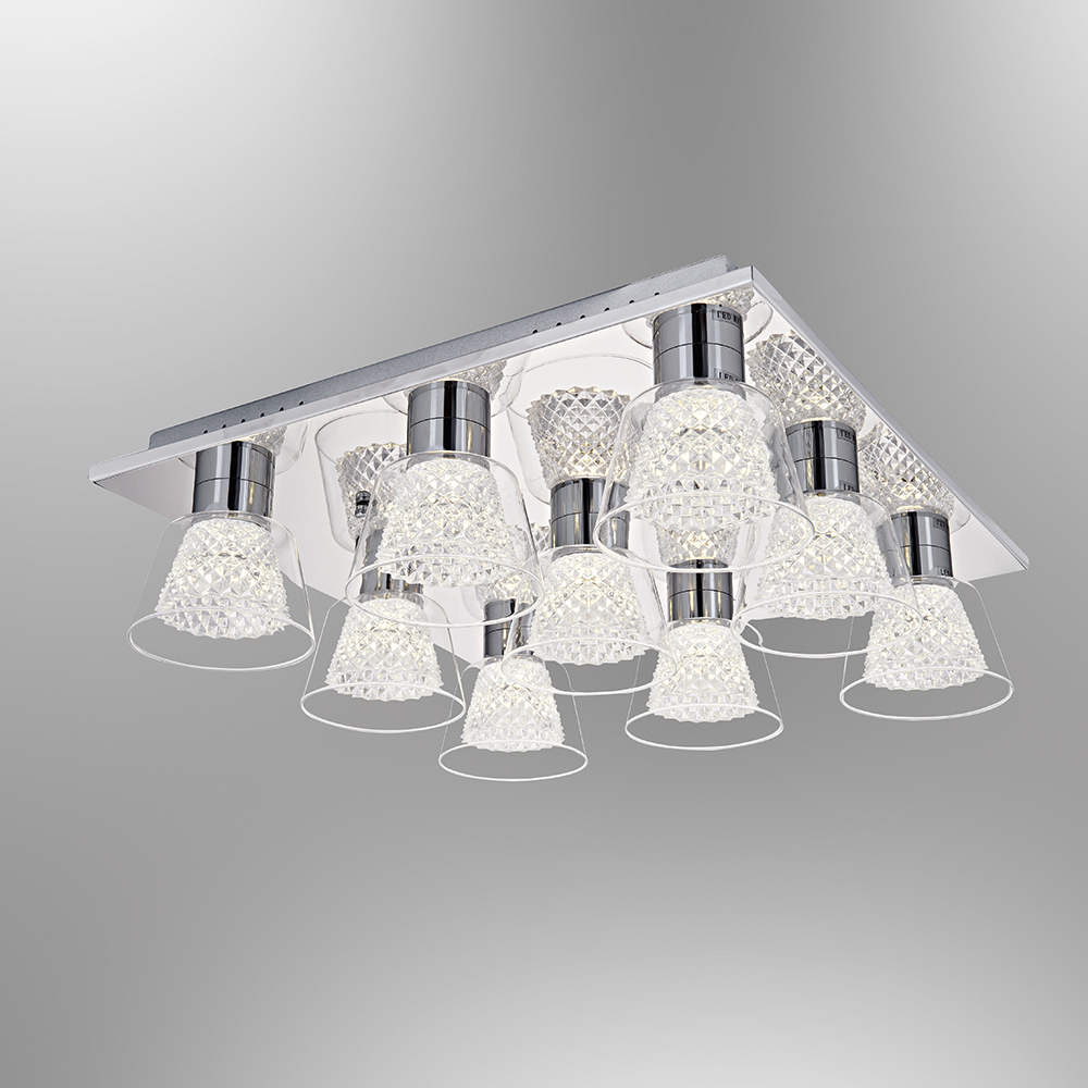 Krom Cam LED Plafonyer 45x14 cm Krom Cam LED Plafonyer 45x14 cm