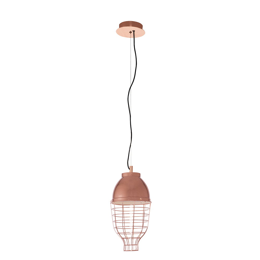 Krom-Rose gold Metal LED Avize 20x120 cm — görsel 3
