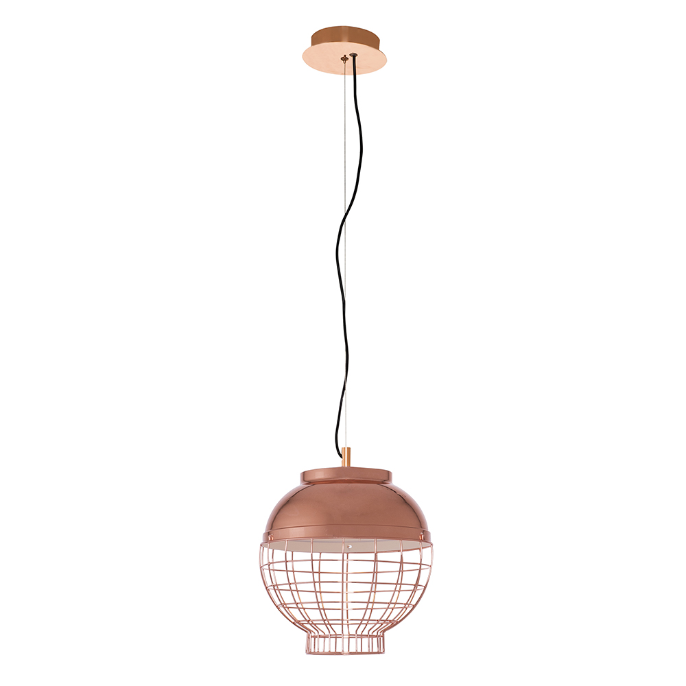 Krom-Rose gold Metal LED Avize 30x120 cm — görsel 3