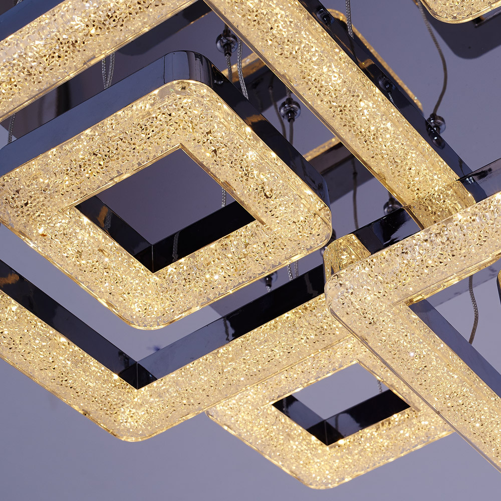 Crinkle Akrilik LED Avize 24x120 cm (24w) — görsel 4