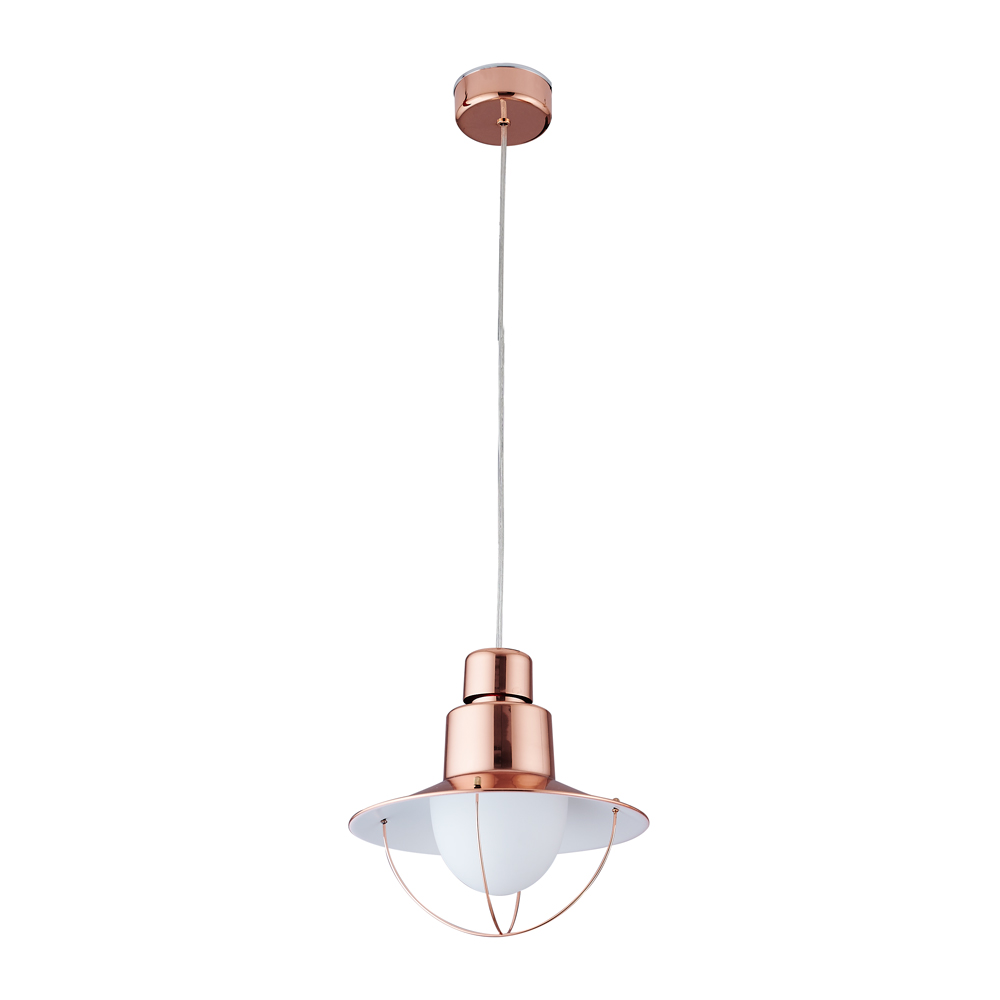 1 Kollu Rose gold Cam Avize 28x120 cm — görsel 3