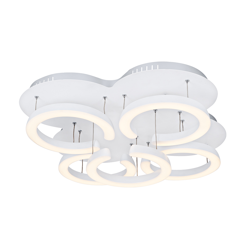 Beyaz Akrilik LED Plafonyer 57x33 cm — görsel 5