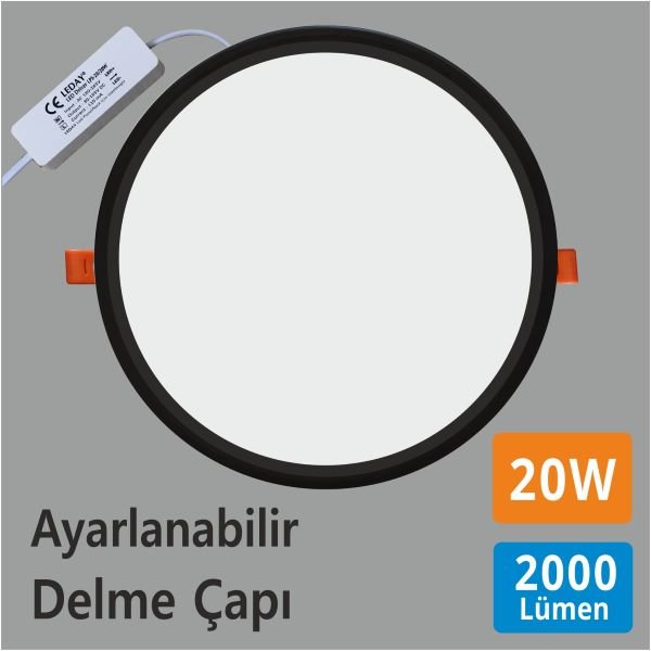 Adjustable LED Panel Spot — Directional Downlight, 8W–24W Adjustable LED Panel Spot — Directional Downlight, 8W–24W