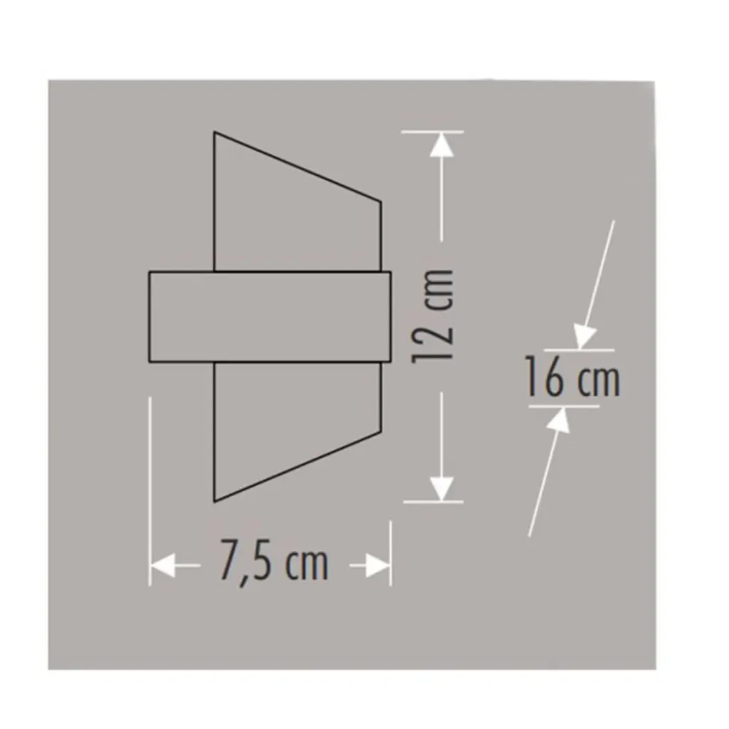 CATA 12W Led Duvar Aydınlatması — 3450 CATA 12W Led Duvar Aydınlatması — 3450
