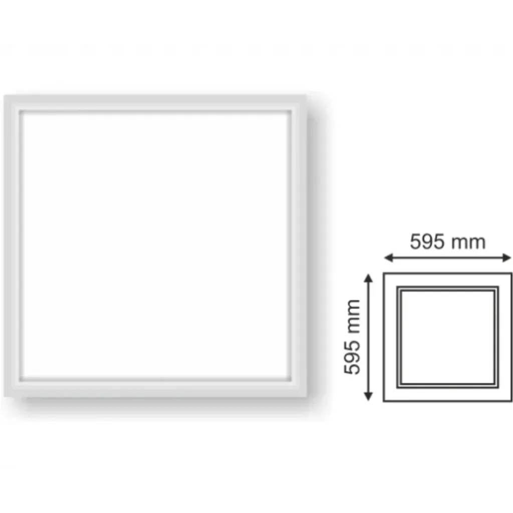 48W 60×60 إضاءة خلفية مدمج LED لوح (10 عدد) 48W 60×60 Backlight Sıva Altı LED Panel (10 Adet)