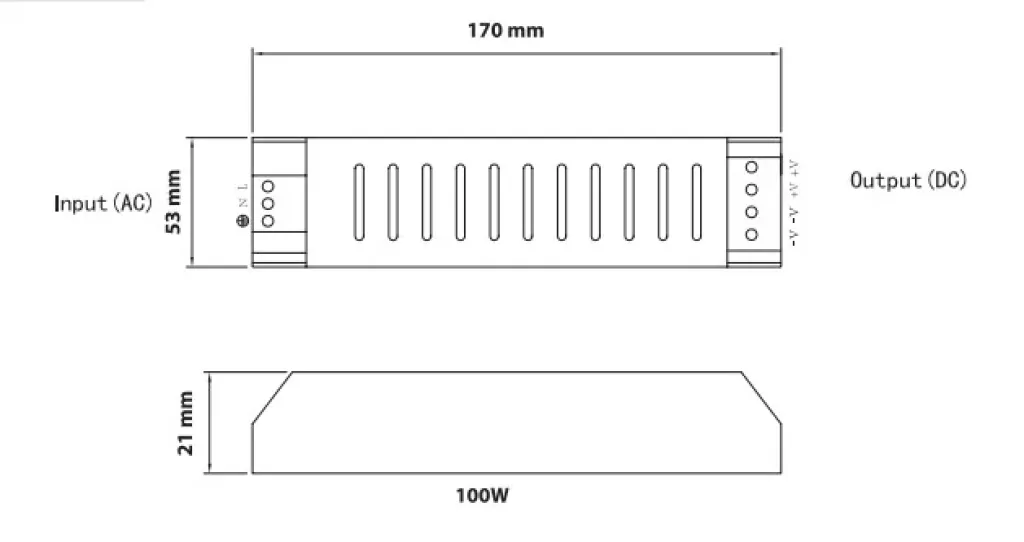 8.3A Ultra slim Led Trafo İnoled — görsel 2