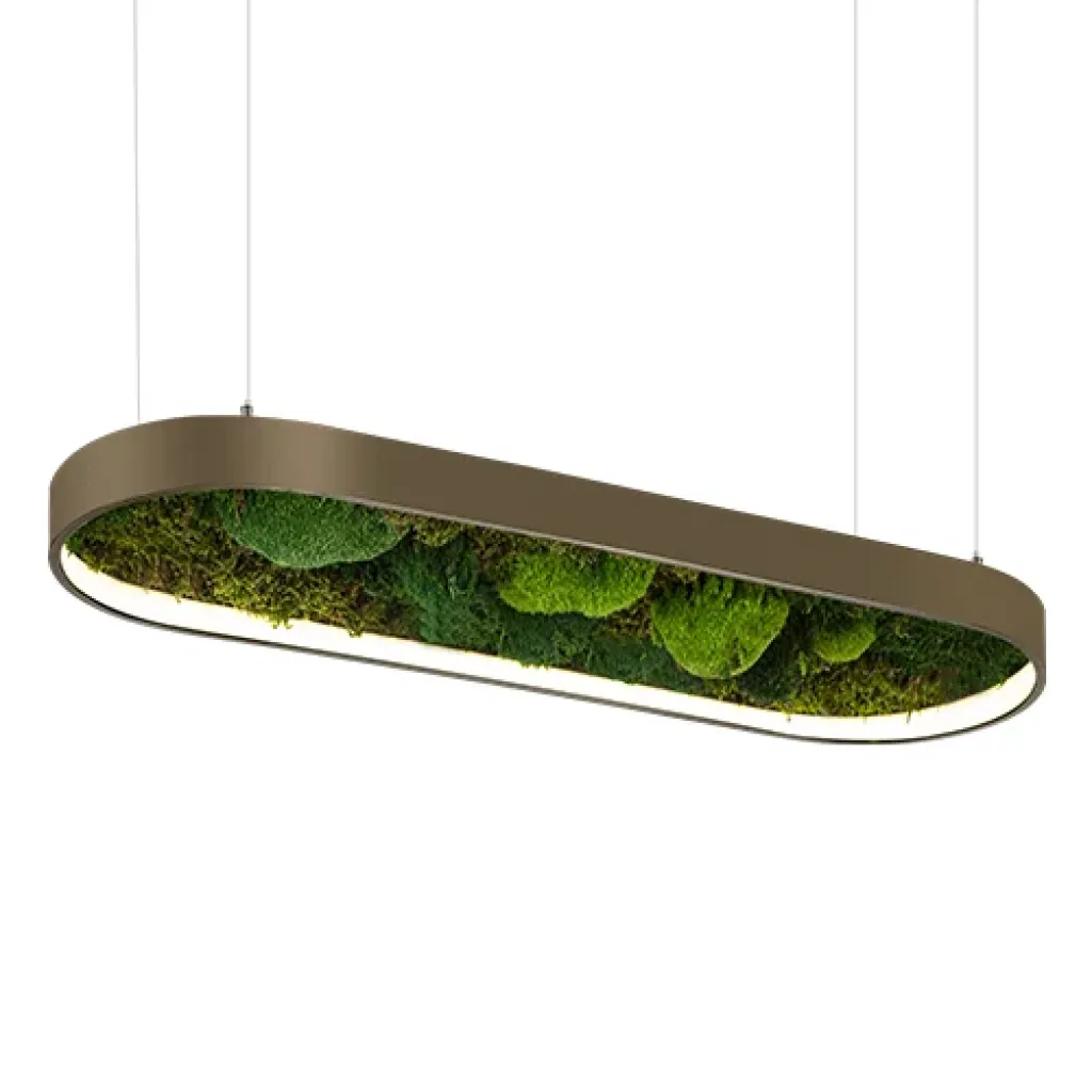 Dörtgen Satürn Moss Aydınlatma — görsel 2