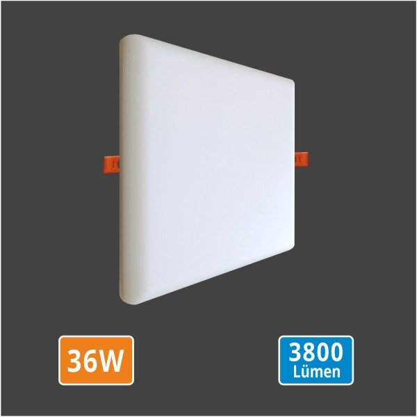 Frameless LED Panel — Trimless Recessed Fixture, 18W–36W Frameless LED Panel — Trimless Recessed Fixture, 18W–36W
