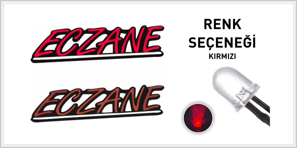 Eczane Neon LED Yazı — Model 1 Eczane Neon LED Yazı — Model 1