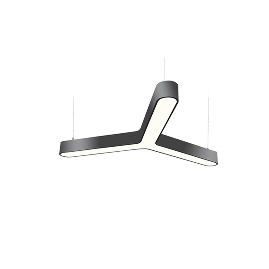 30W 3000K أبيض دافئ 30X30CM ديكوري خطي LED ثريا 30W 3000K Günışığı 30X30CM Dekoratif Linear LED Avize