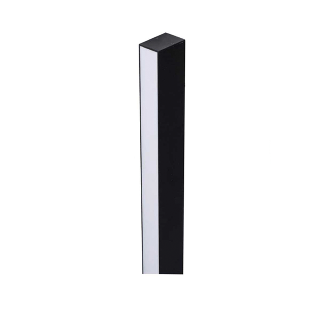 30W 6500K Weiß 55X76MM Schwarz Gehäuse LED Linear Leuchte 30W 6500K Beyaz 55X76MM Siyah Kasa LED Linear Armatür