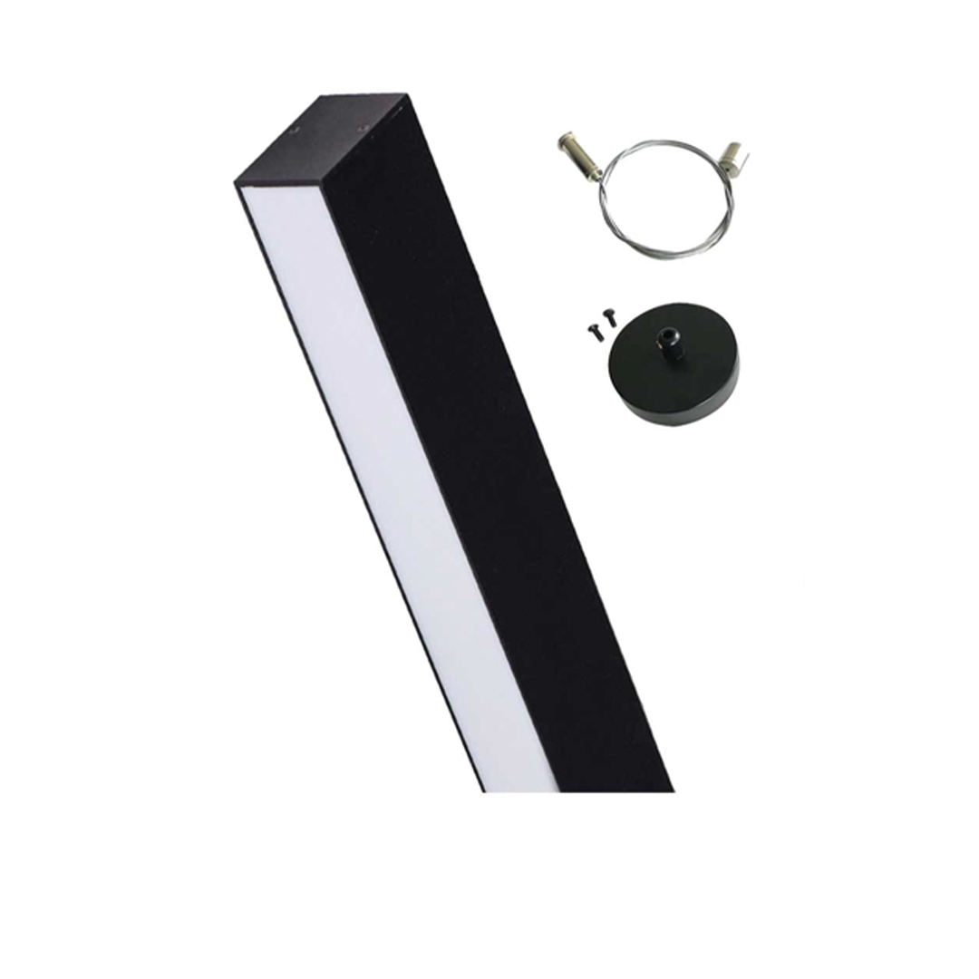 Luminaire Blanc Suspension Montage avec Support LED Linéaire 36W 6500K 36W 6500K Beyaz Askı Montaj Aparatlı LED Linear Armatür