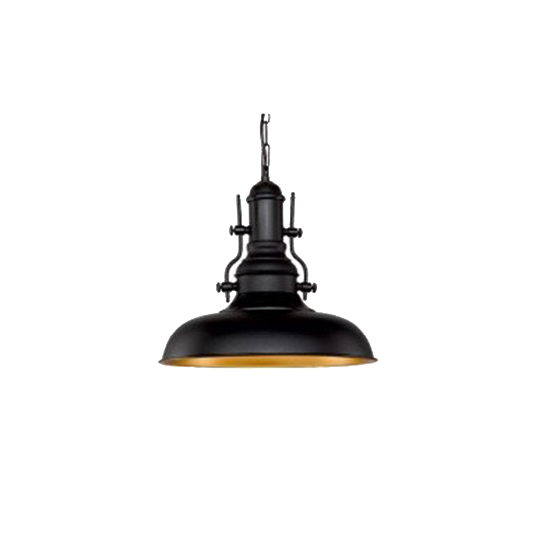 Dekoratif Sarkıt Armatür (Siyah+Sarı+32CM)