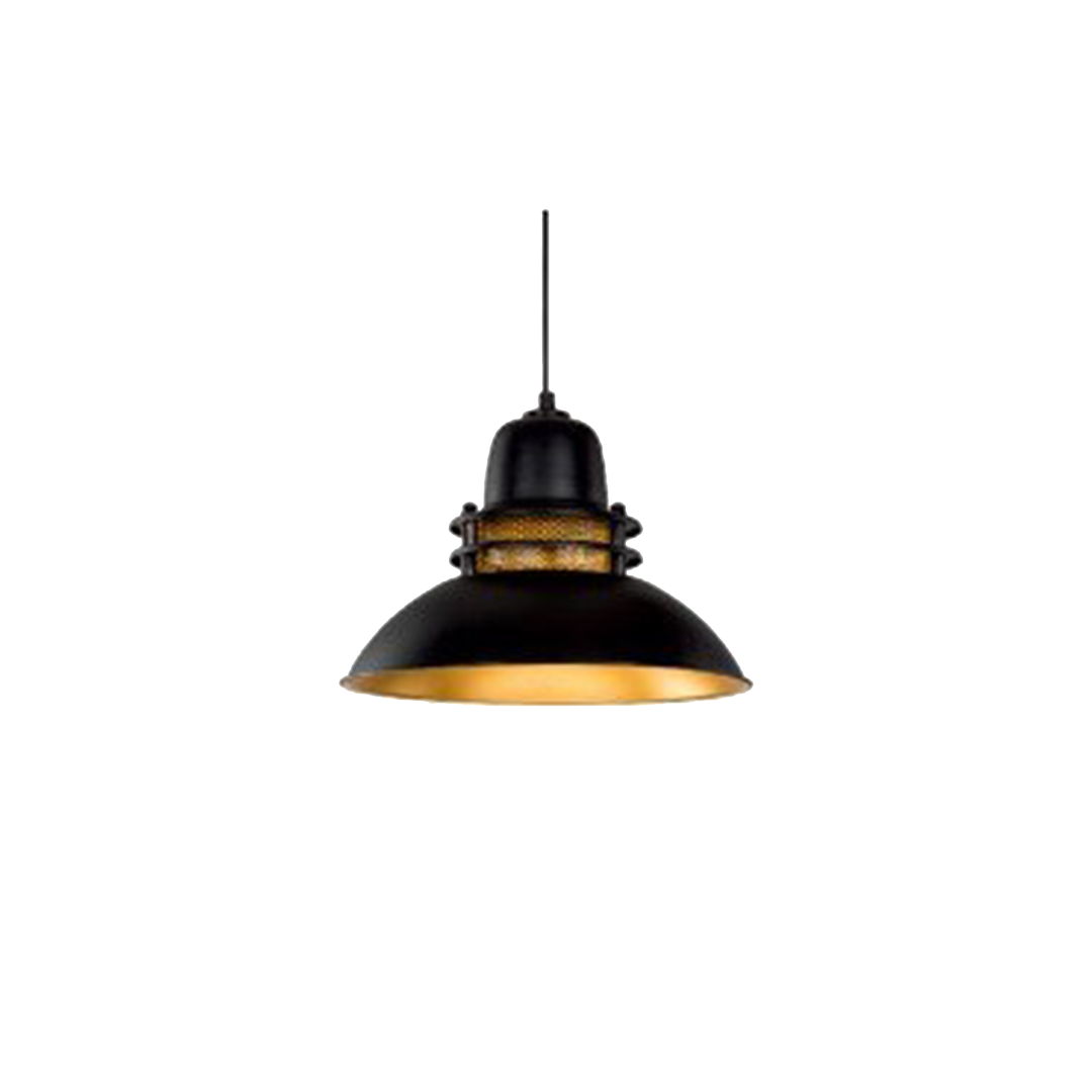 Dekoratif Sarkıt Armatür (Siyah+Sarı+34CM)