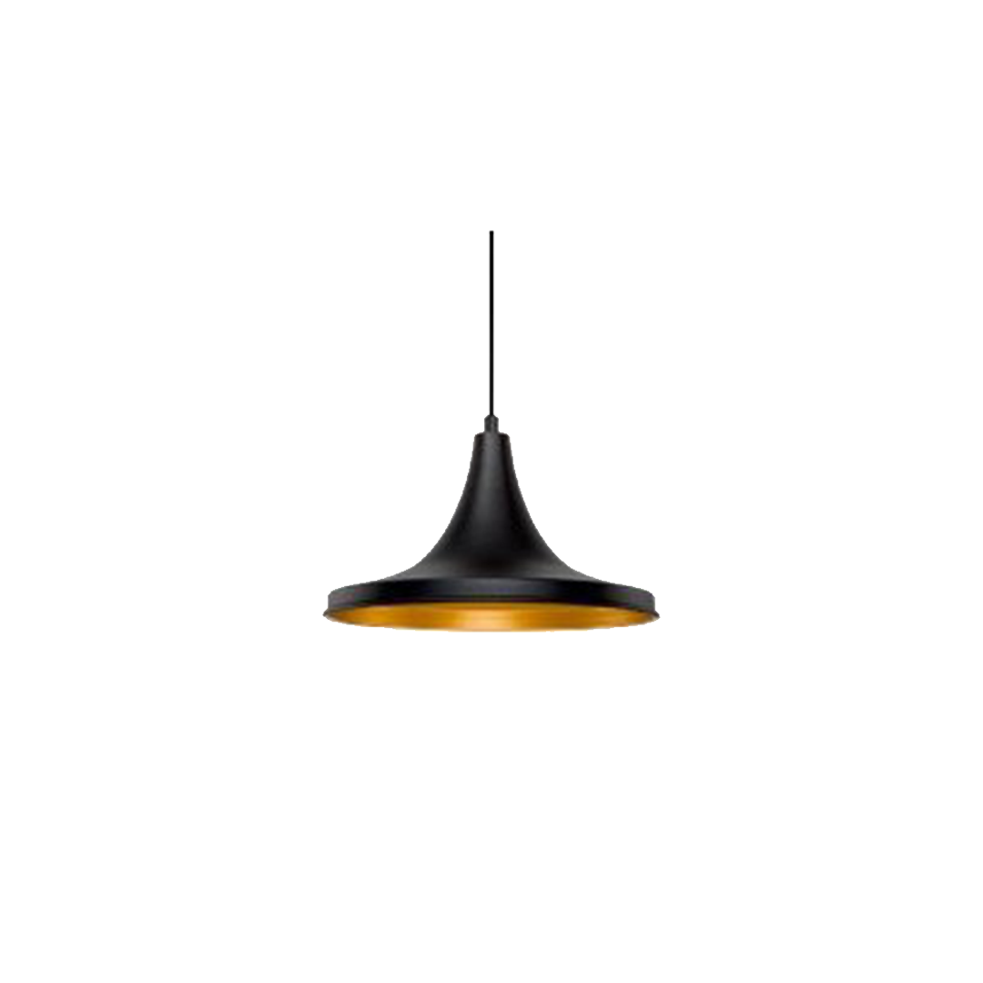 Dekoratif Sarkıt Armatür (Siyah+Sarı+36CM)