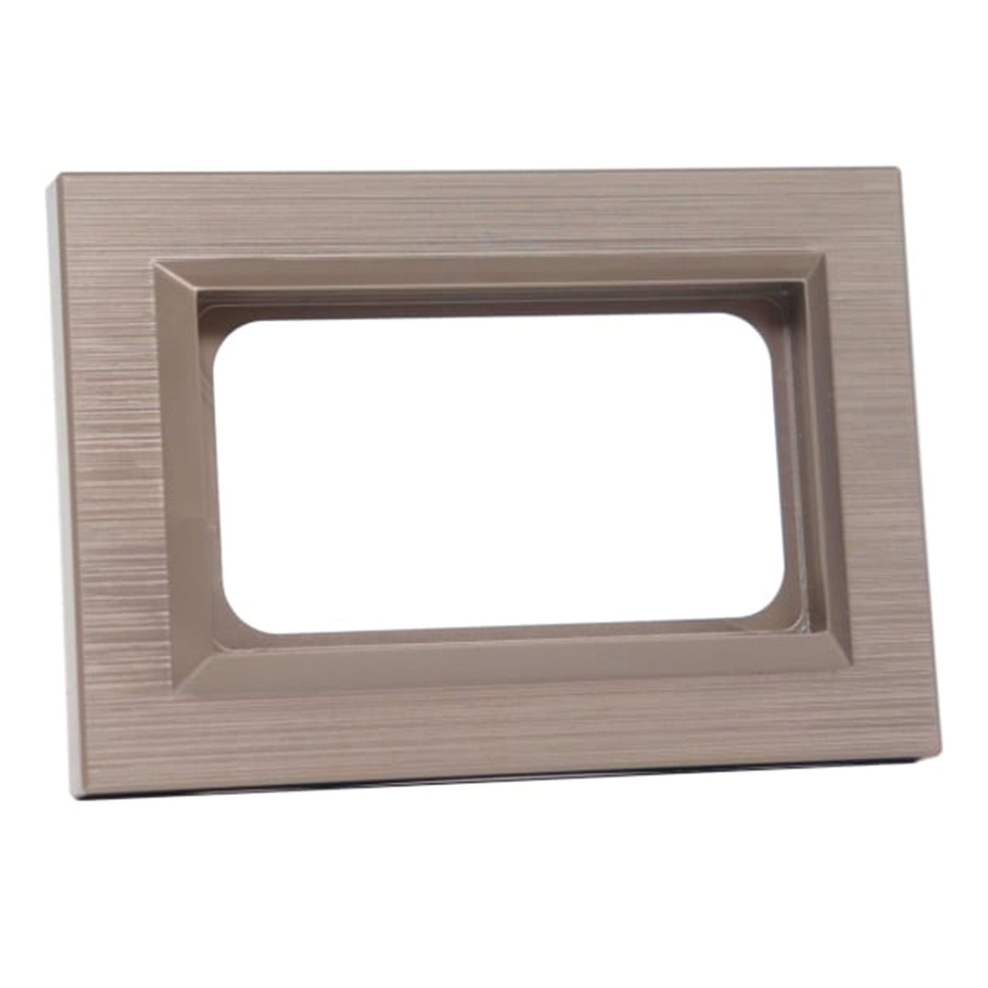 Double Frame Copper Socket İkili Çerçeve Bakır Priz